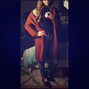 Forever 21 Hooded cardigan